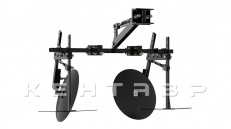 «Комплект для окучивания и прополки Кентавр КСР-2 универсальный (Сцепка+рамка+2 плоскореза+2 дисковых окучника)» - фото 5