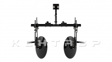 «Комплект для окучивания и прополки Кентавр КСР-2 универсальный (Сцепка+рамка+2 плоскореза+2 дисковых окучника)» - фото 3