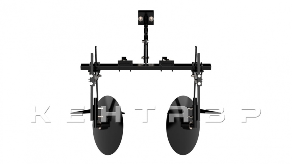 «Комплект для окучивания и прополки Кентавр КСР-2 универсальный (Сцепка+рамка+2 плоскореза+2 дисковых окучника)» - фото 3