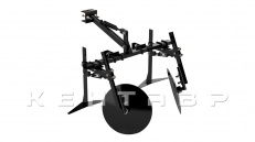 «Комплект для окучивания и прополки Кентавр КСР-2 универсальный (Сцепка+рамка+2 плоскореза+2 дисковых окучника)» - фото 8