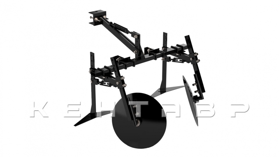 «Комплект для окучивания и прополки Кентавр КСР-2 универсальный (Сцепка+рамка+2 плоскореза+2 дисковых окучника)» - фото 8