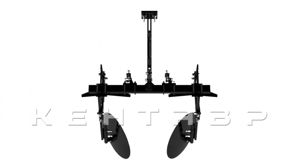 «Комплект для окучивания и прополки Кентавр КСР-2 универсальный (Сцепка+рамка+2 плоскореза+2 дисковых окучника)» - фото 9