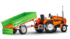 «Прицеп Kerland | Керланд П-2000/1 к мини-трактору (самосвальный)» - фото 5