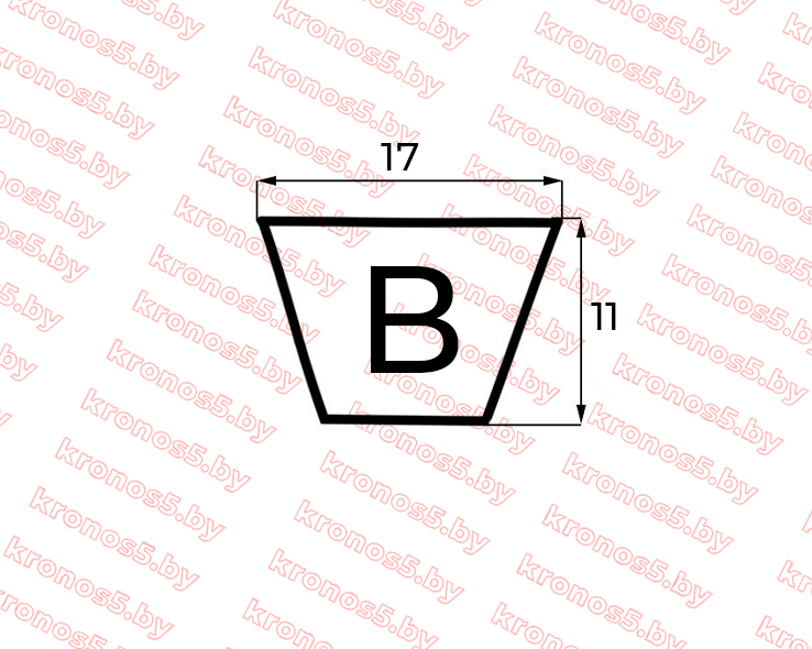 «Ремень B(Б)-2300 Lp/ 2260 Li» - фото 3 «Ремень B(Б)-2300 Lp/ 2260 Li» - фото 3